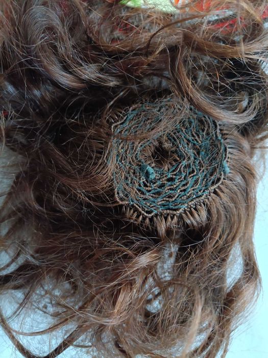 Шиньон из натуральных волос