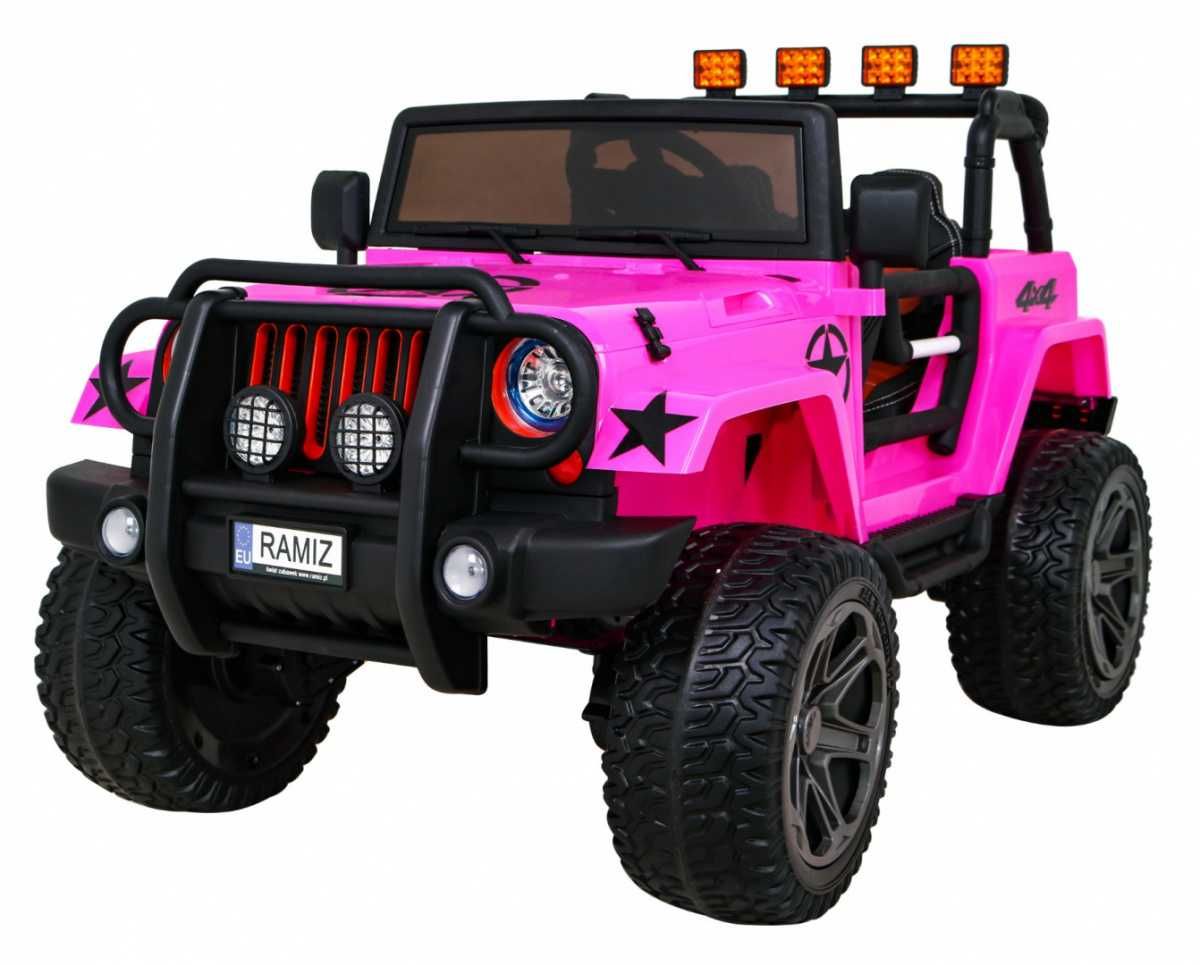 Auto na akumulator duży pojazd Monster Jeep 4x4 kolory PA.WXE1688