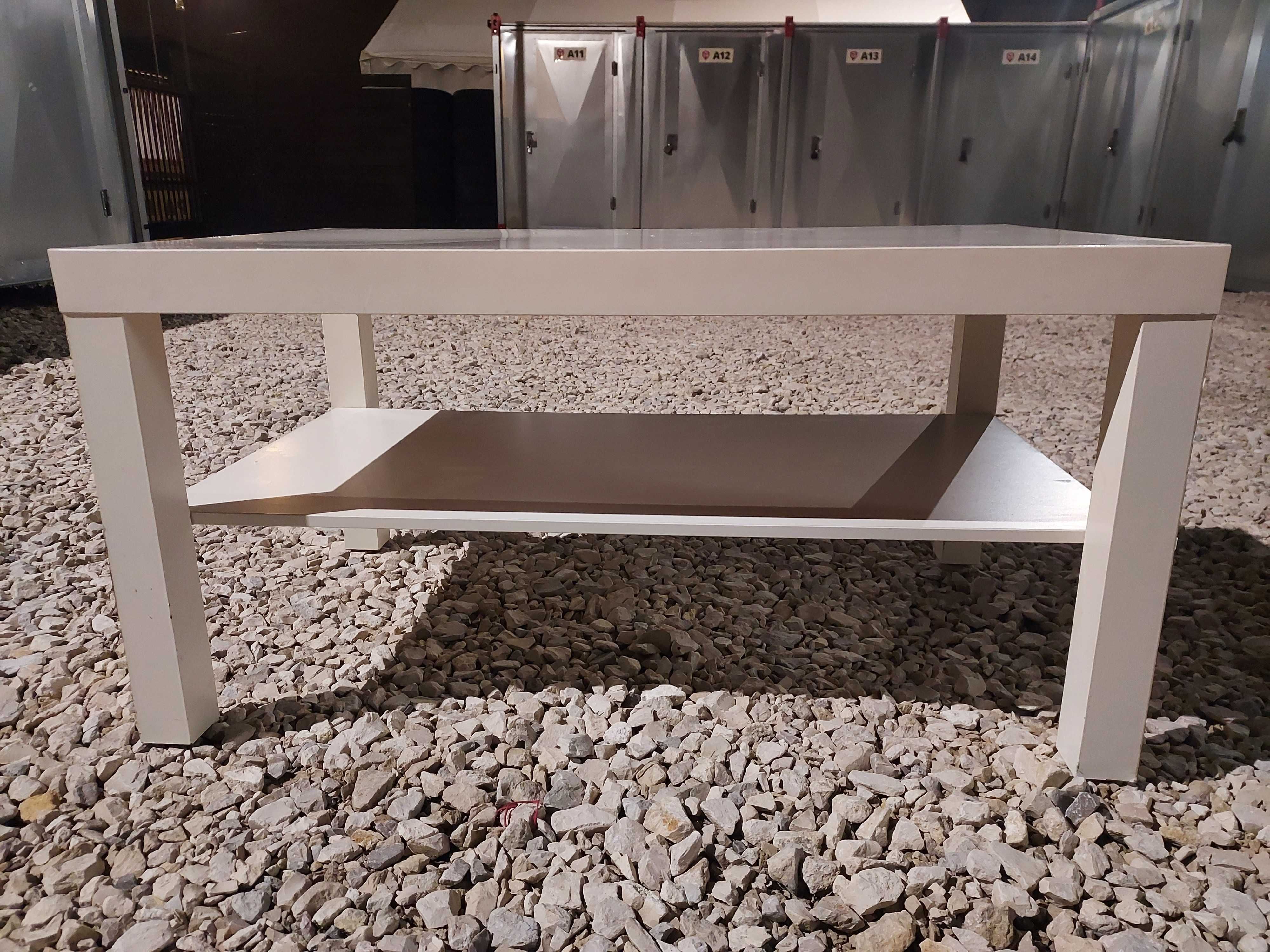 Stolik kawowy biały Lack IKEA