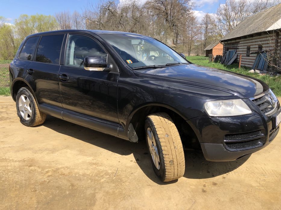 Разборка Volkswagen Touareg 2.5TDI двигатель салон бампер торпеда