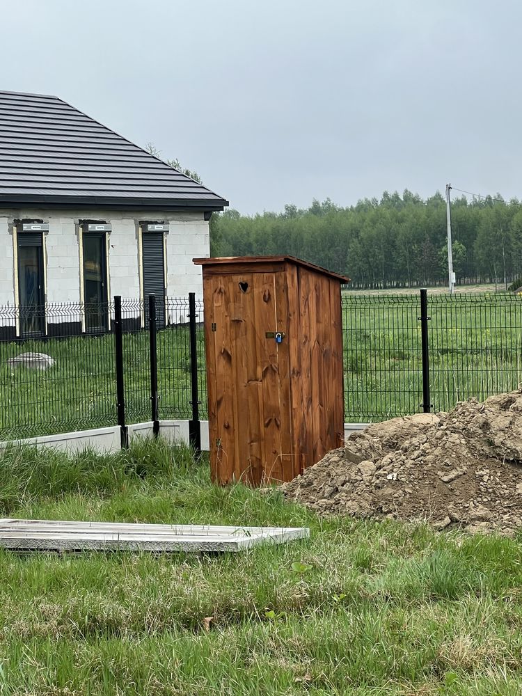 Toaleta/Wc/Szalet/kibelek drewninany na budowe/działke