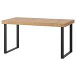 Ikea TARSELE
Stół rozkładany, okl dęb/czarny, 150/200x80 cm