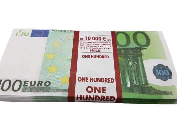 100 EURO plik 100szt. dwustronne edukacjax2