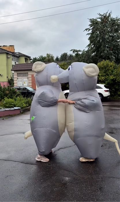 Прокат надувний костюм пацюк, криса, миша