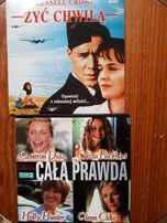 Filmy DVD "Żyć chwilą"i"Cała prawda".