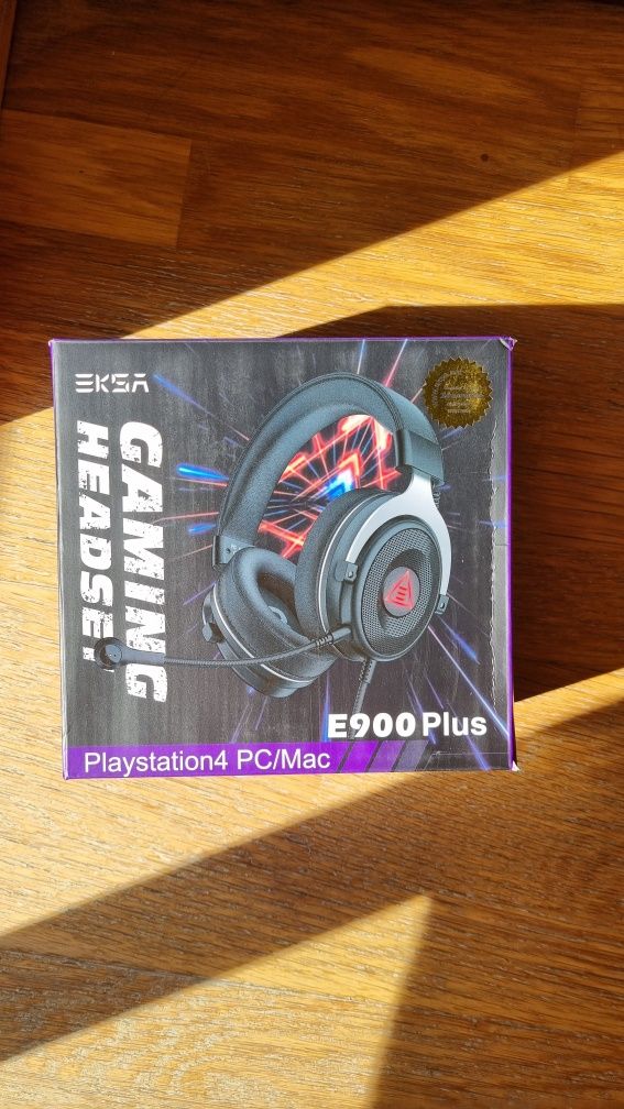 Eksa E900 plus headphones 7.1 surround PS4 PC headset gaming e 900