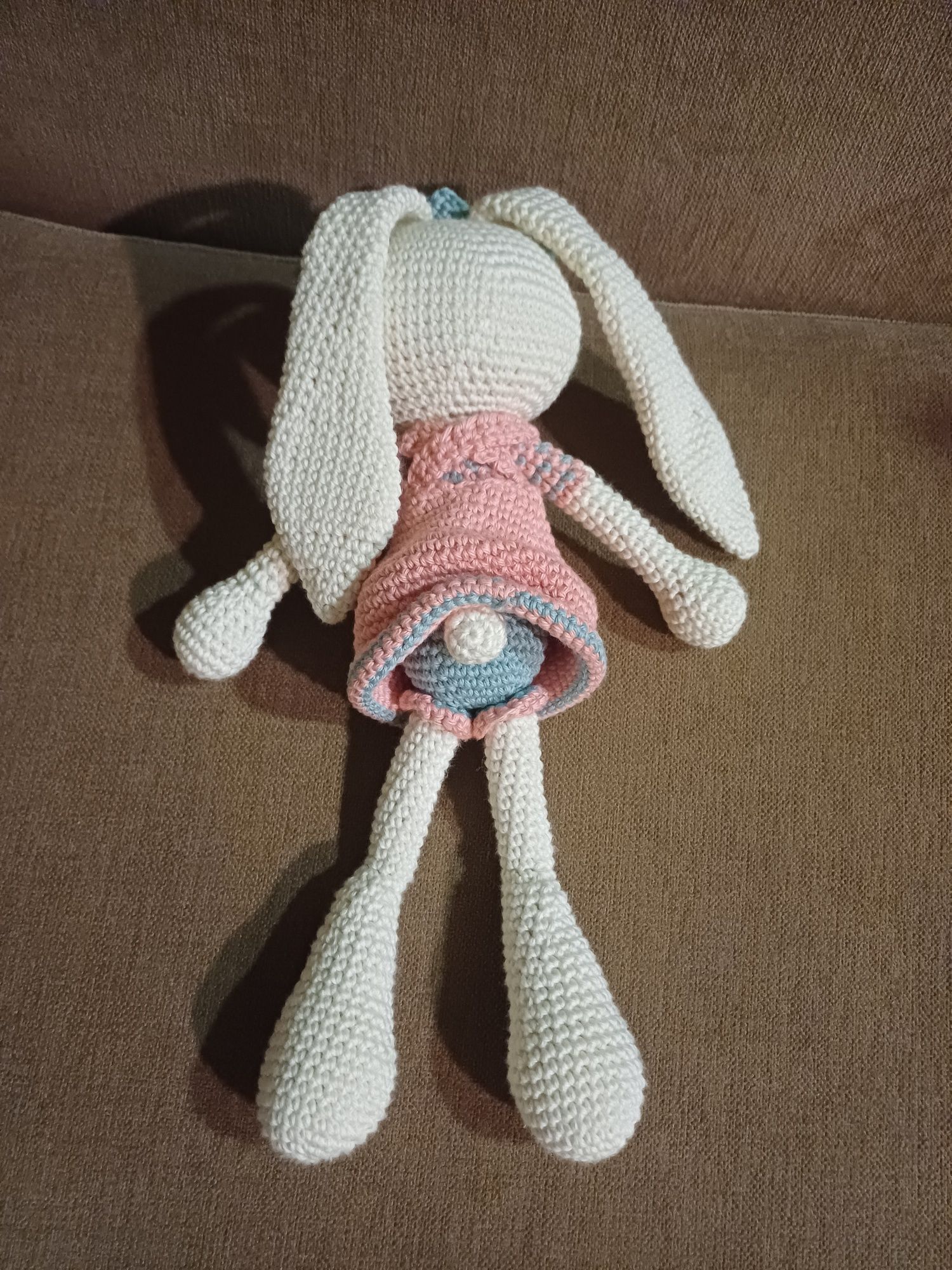 Coelhinha amigurumi 100% algodão