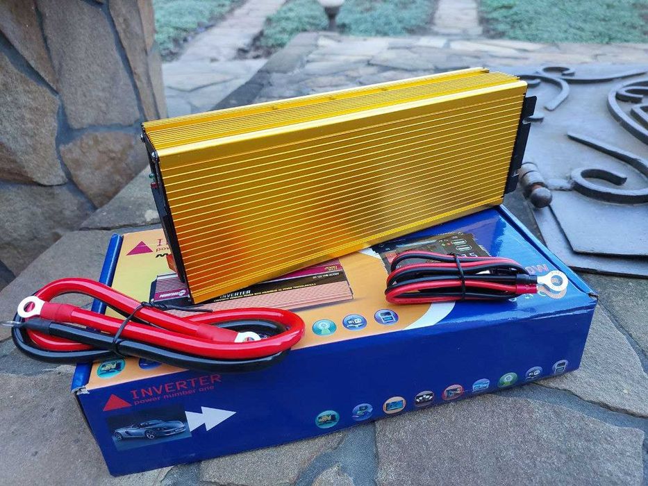 Перетворювач Инвертор Преобразователь напряжения 12в 2000вт(500-9000вт