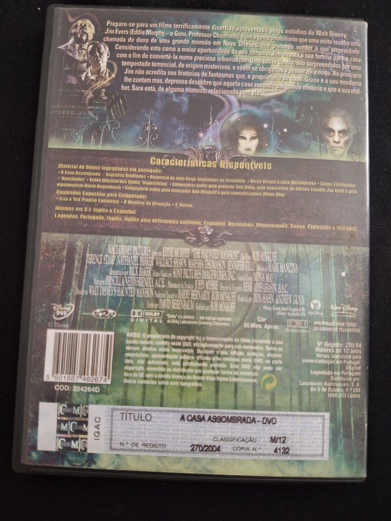 DVD A Casa Assombrada.