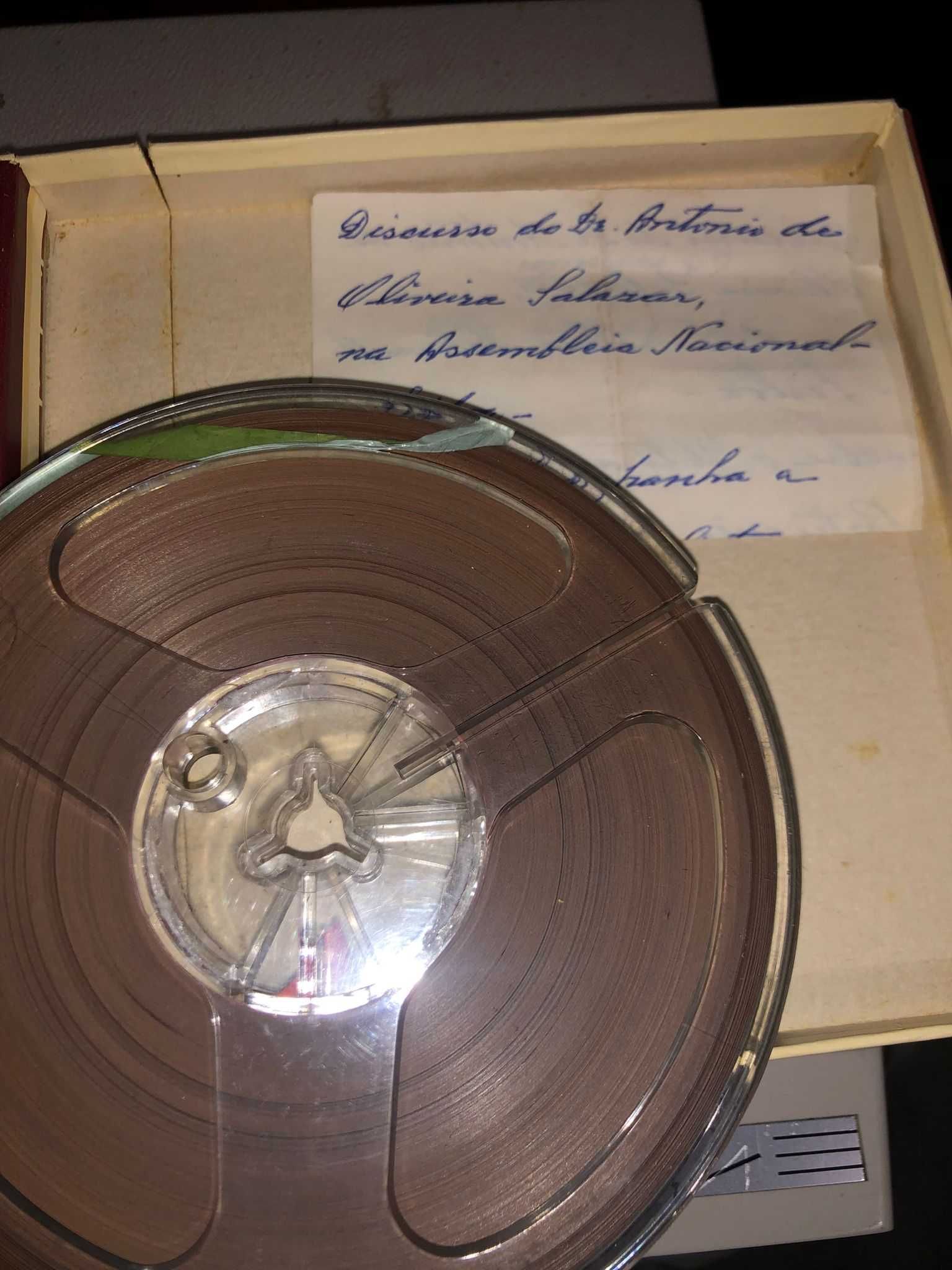 2 bobines para gravador de musica antigo