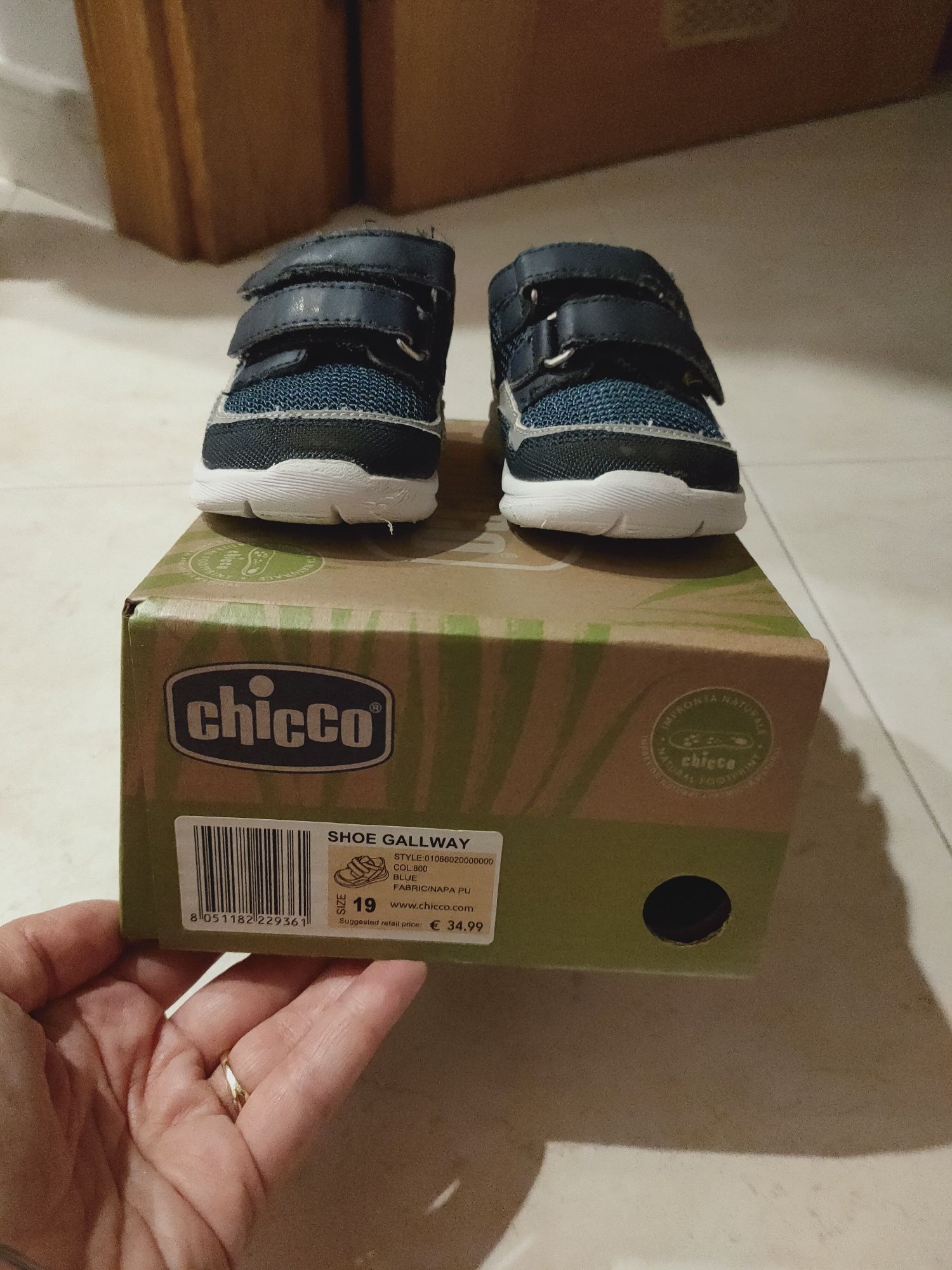 Tênis de bebé da Chicco