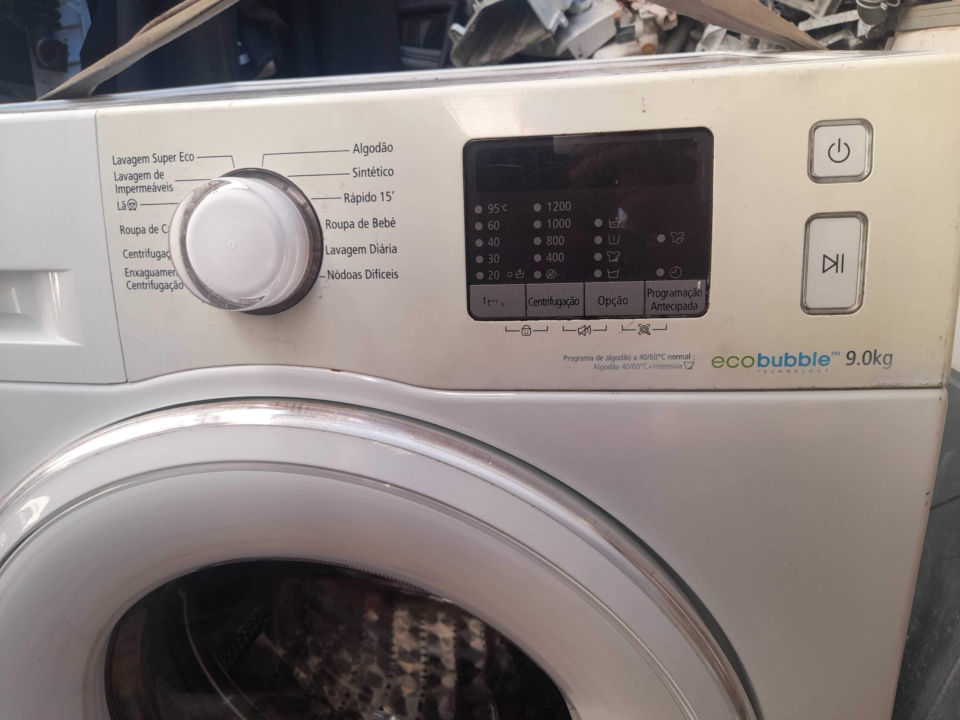maquina de roupa Sansung 9 quilos 1200 impecavel