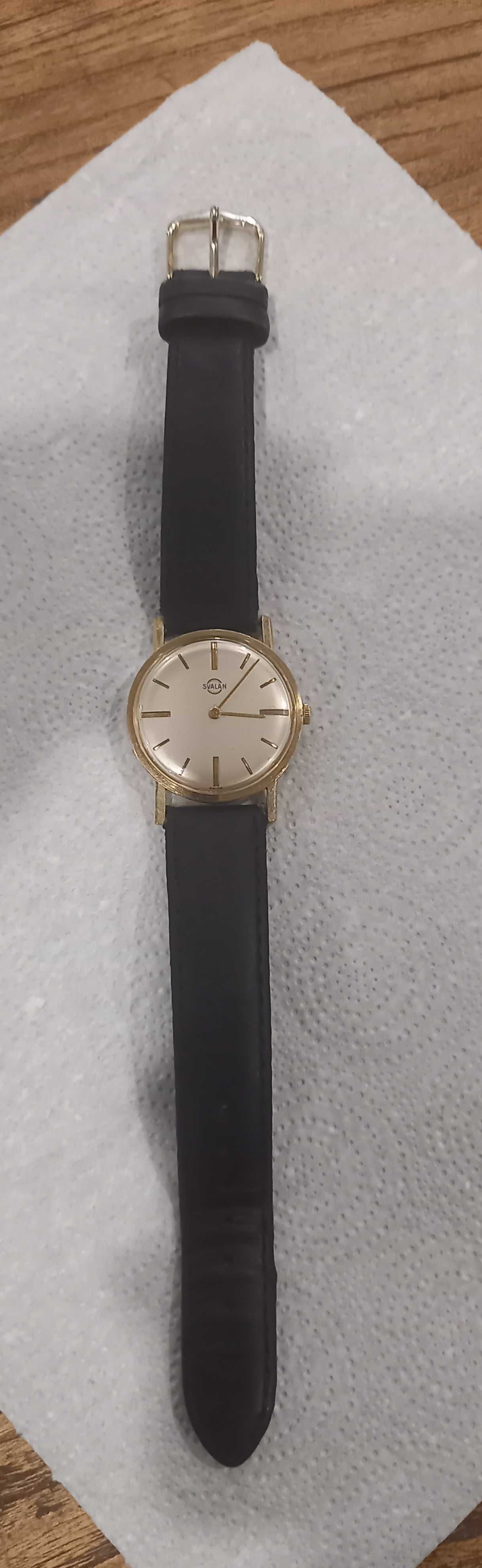 Złoty zegarek Svalan 14k