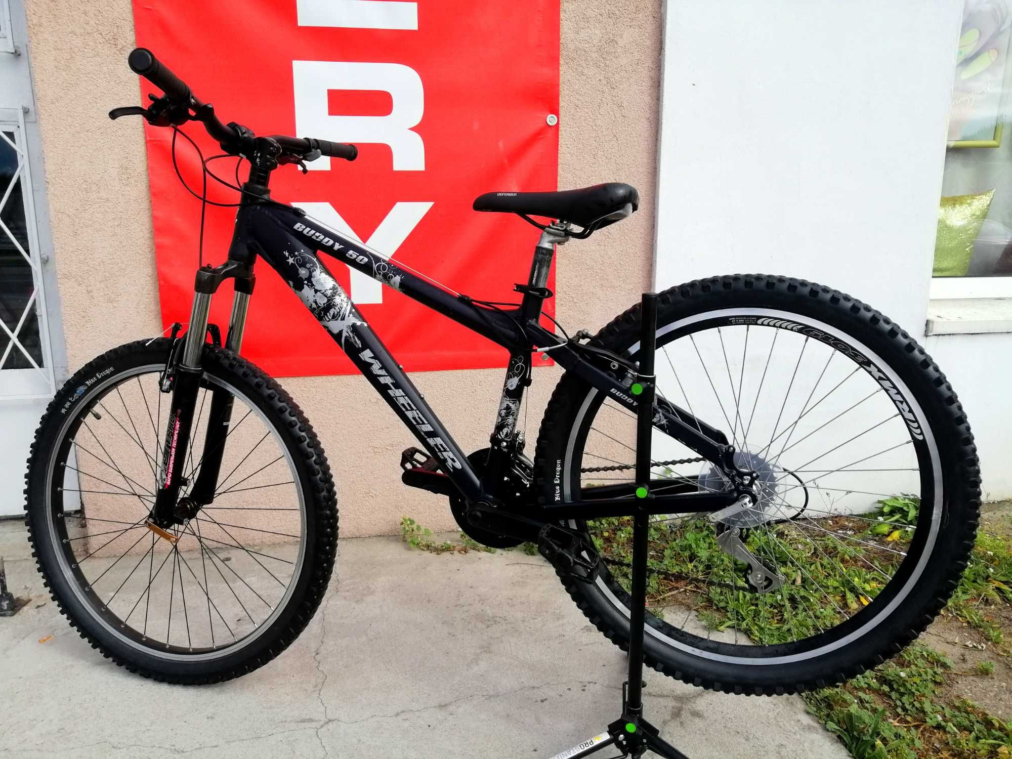 PIĘKNY WHEELER BUDDY 50 Roz. 15" Shimano Acera *Koła 26* Stunt Dirt FR