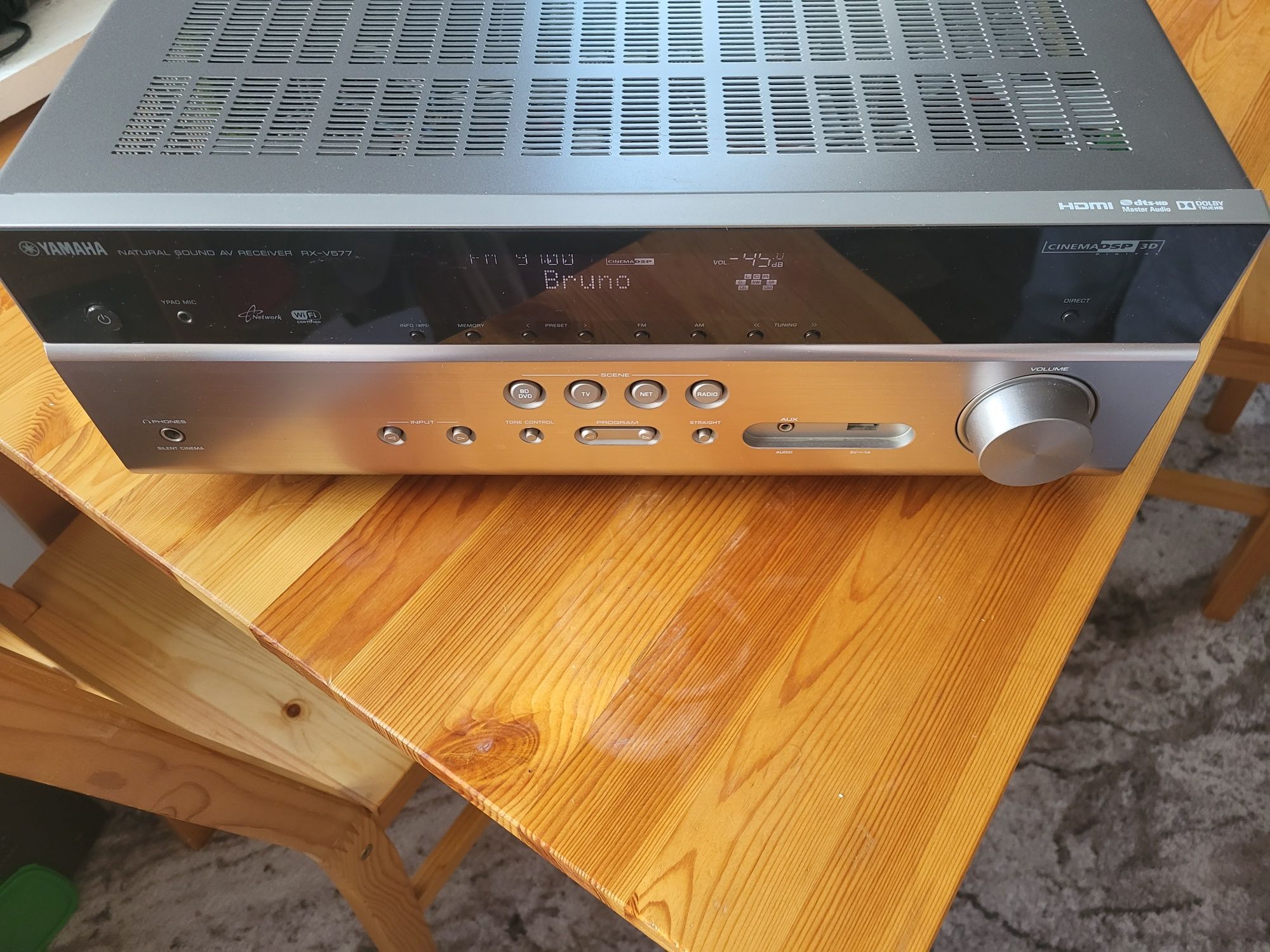 Amplituner Yamaha RX-V577 Spotify Pudełko