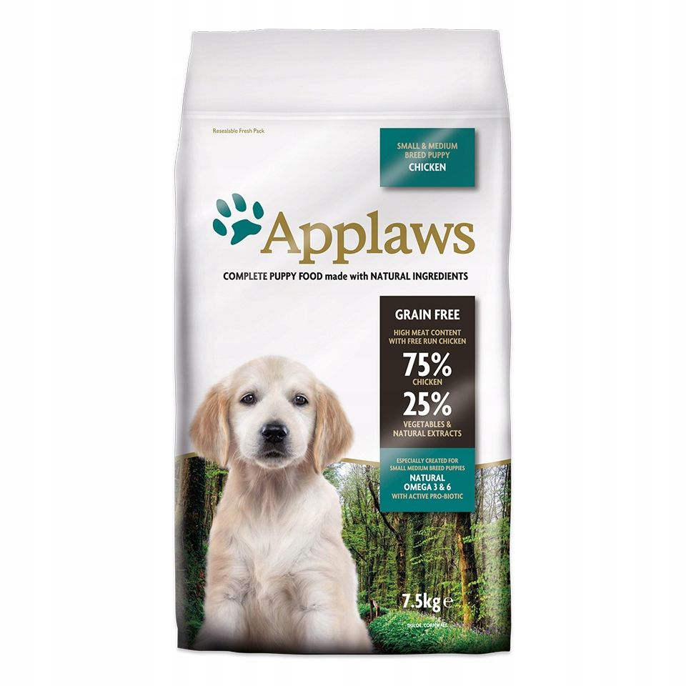 Applaws Puppy Karma Bezzbożowa Kurczak dla Szczeniąt 7,5kg S-M