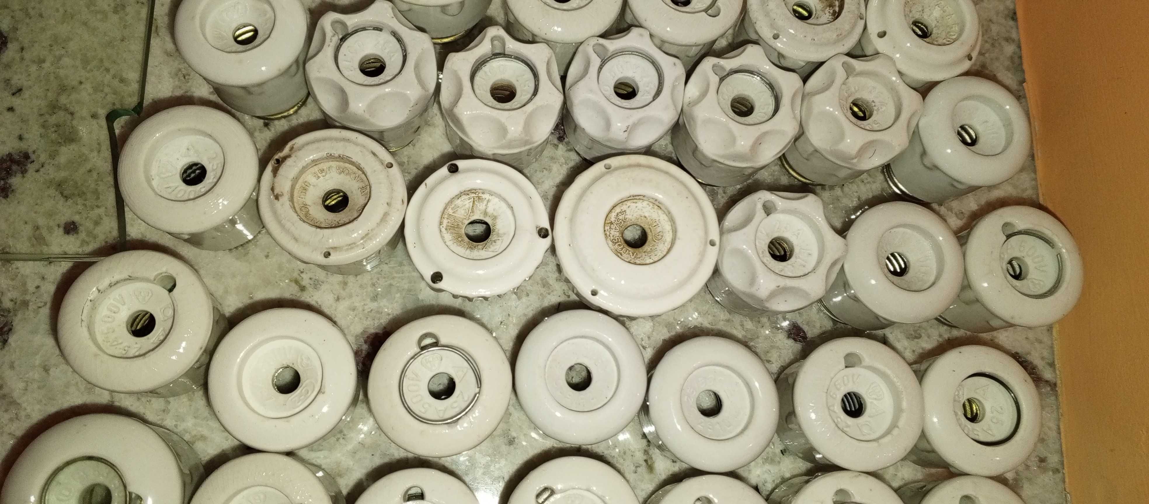 Porcelanowe bezpieczniki ceramiczne zestaw -33szt