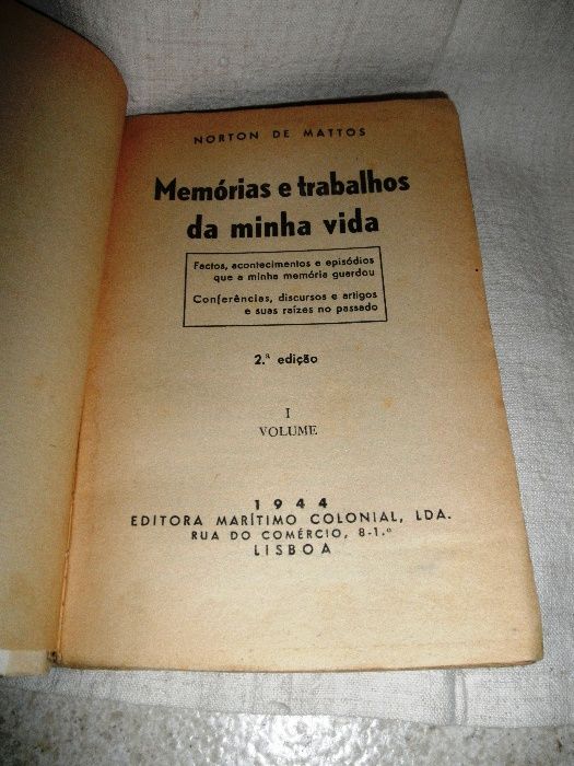 Memórias e Trabalhos da Minha Vida