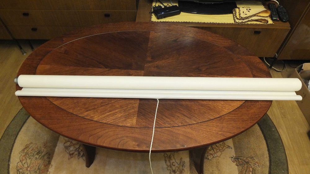 Roleta okienna mocna impregnowana 115x220cm + uchwyty kolor kremowy