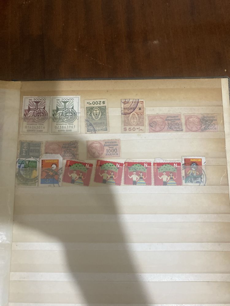 Album de selos antigos