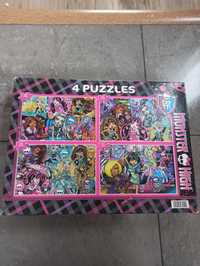 Puzzle Monster High - 4 układanki