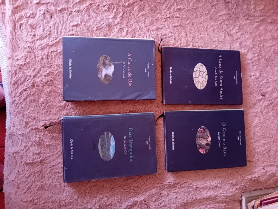 Conjunto de 4 Livros Colecção Prémio Nobel Diário de Notícias