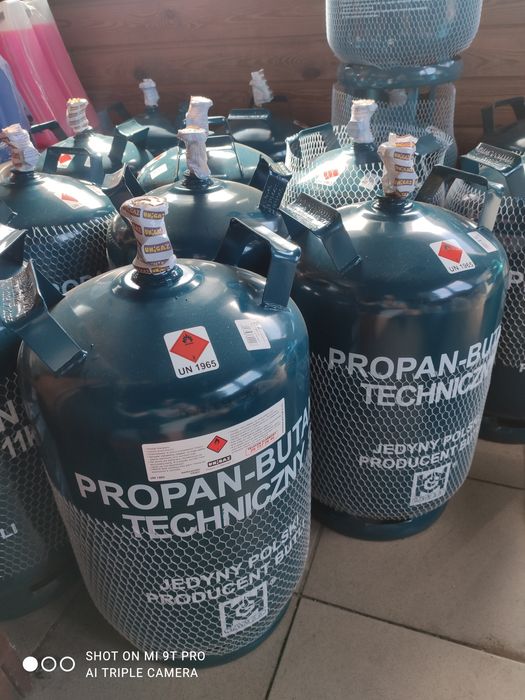 Butla gazowa 11kg propan butan nowa pełna