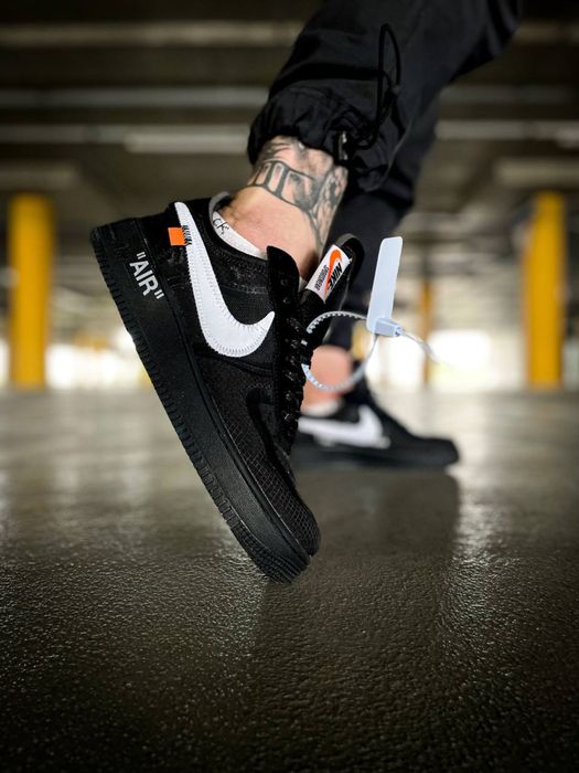 Buty Nike Air Force x Off White black