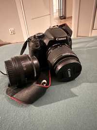 Canon 600D dwa obiektywy