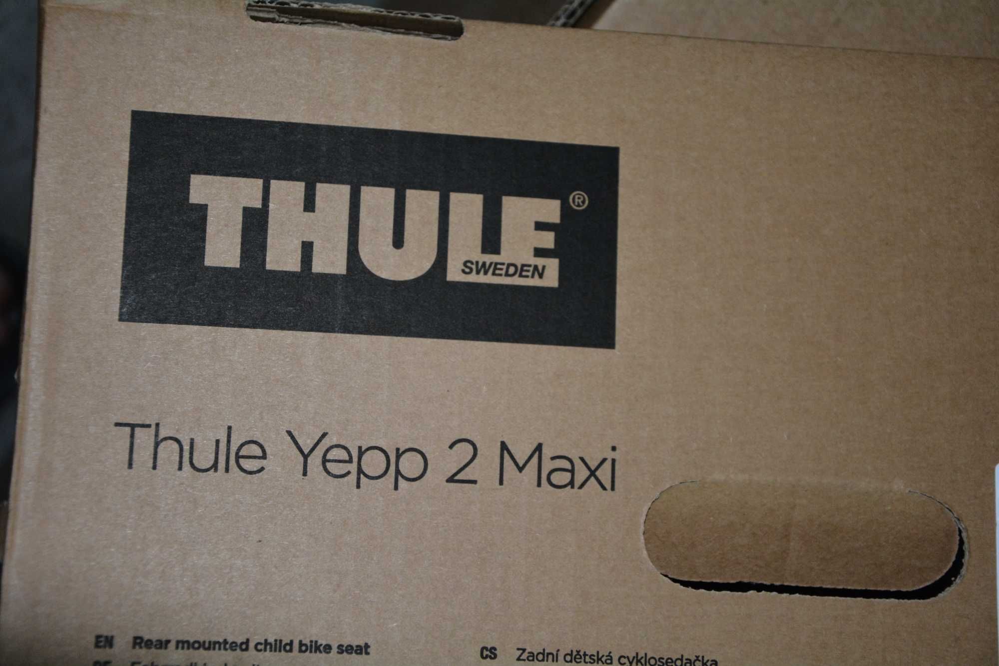 Fotelik rowerowy tylny Thule Yepp Maxi beże i brązy