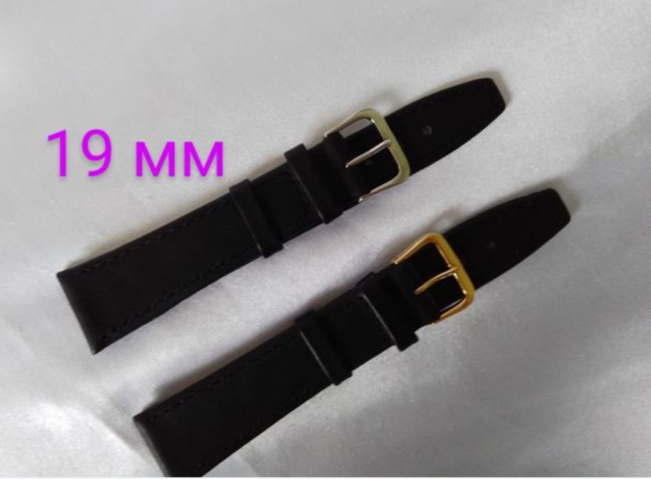 Ремешок кожаный для часов 8,10,12,14,16,18,19,20 мм,(Польша)