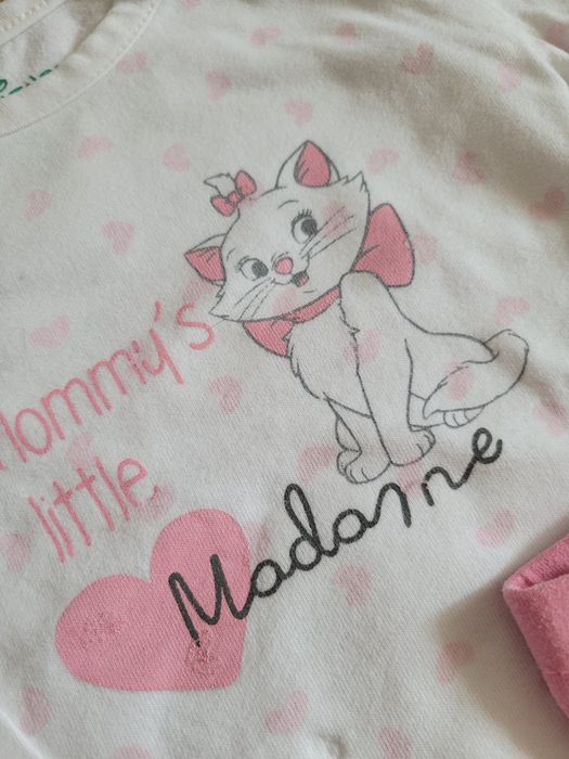 Komplecik dla dziewczynki 68: body Kotka Marie Smyk legginsy C&A