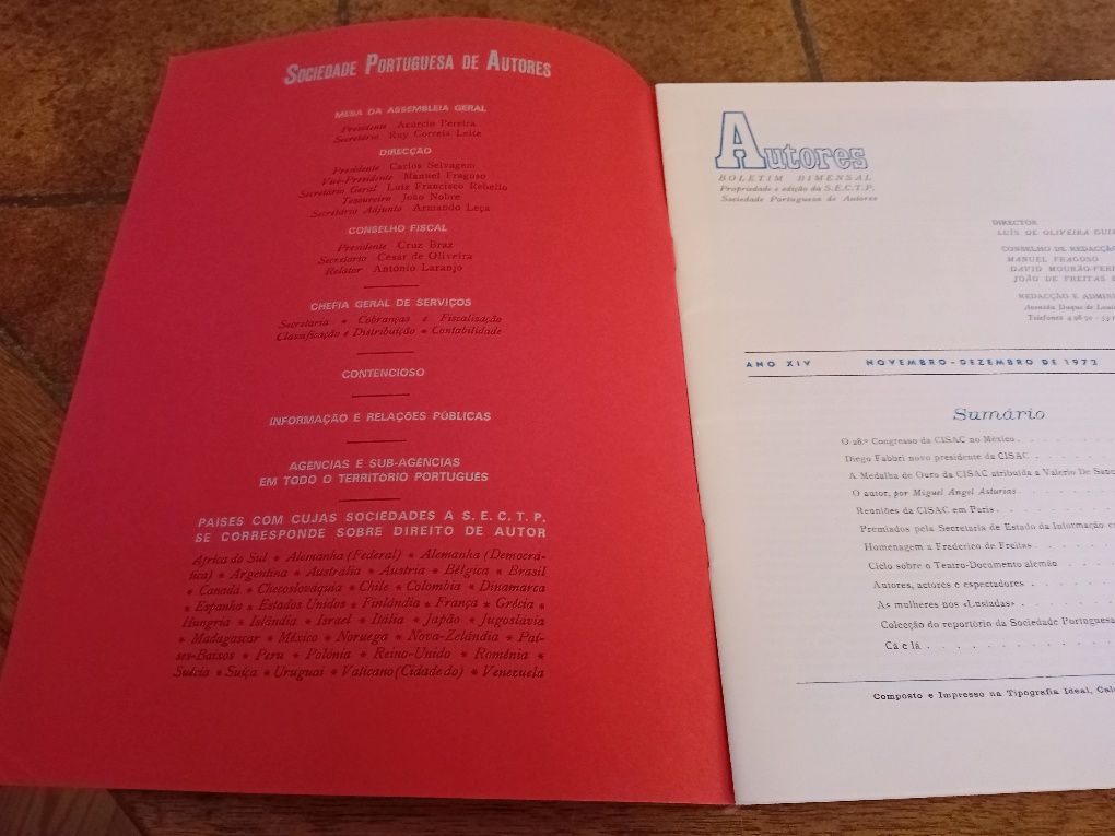 Sociedade portuguesa autores, 7 revistas/boletins cultura e arte