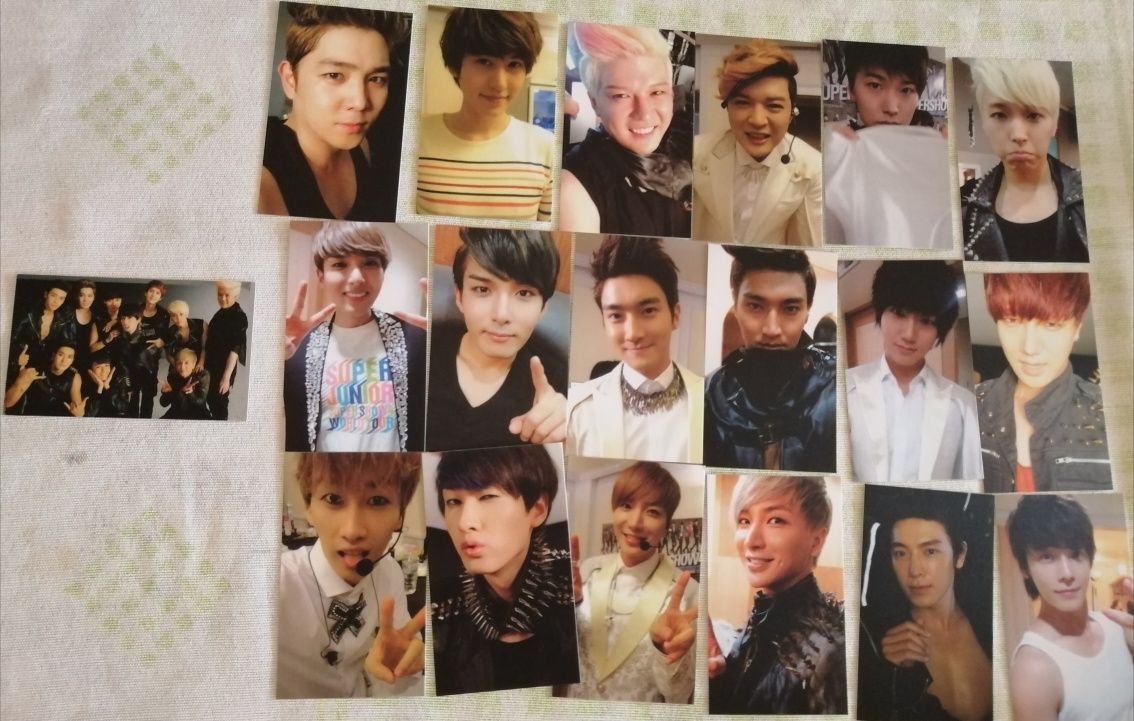 Photocards Super Junior K-Pop (LER DESCRIÇÃO)