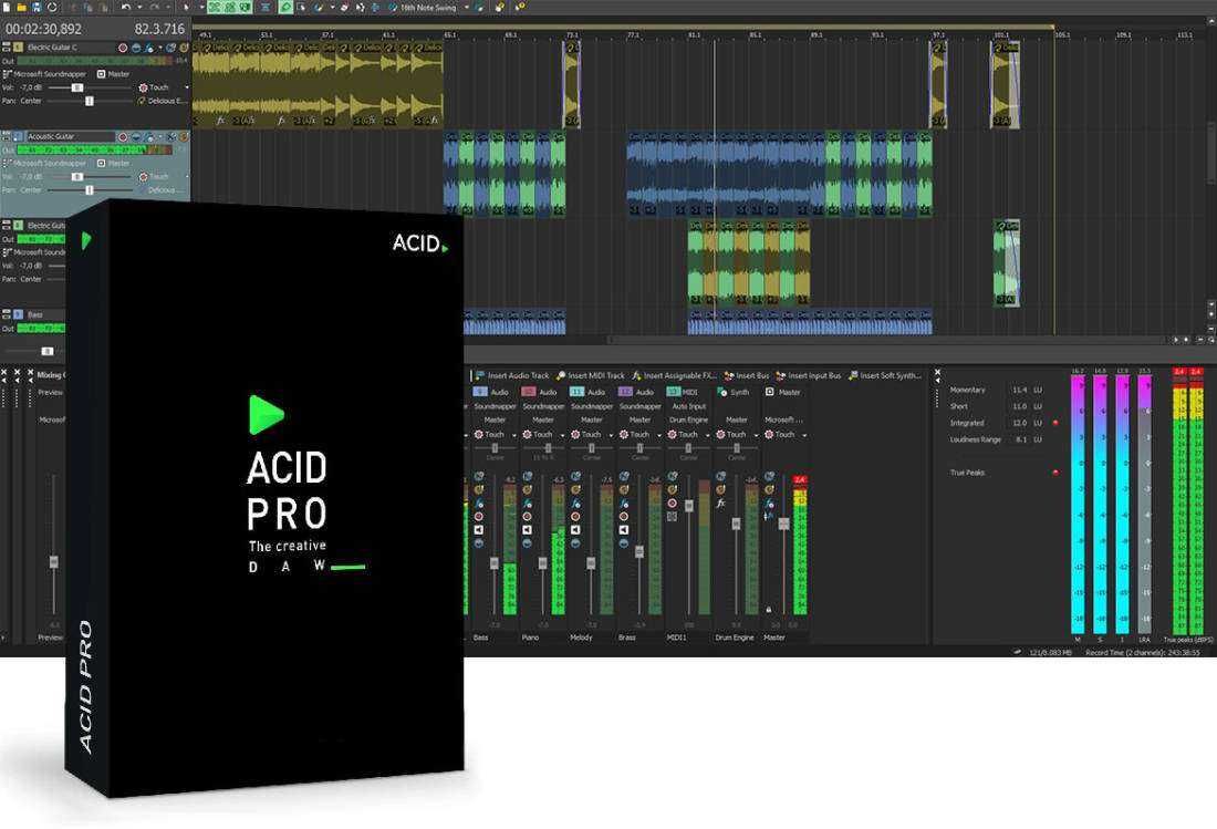 Sony ACID Pro 10 Suite DAW VST audio midi jak w Cubase Magix