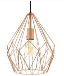 Lampa wisząca Colours Barba 110cm klosz w kolorze miedzianym