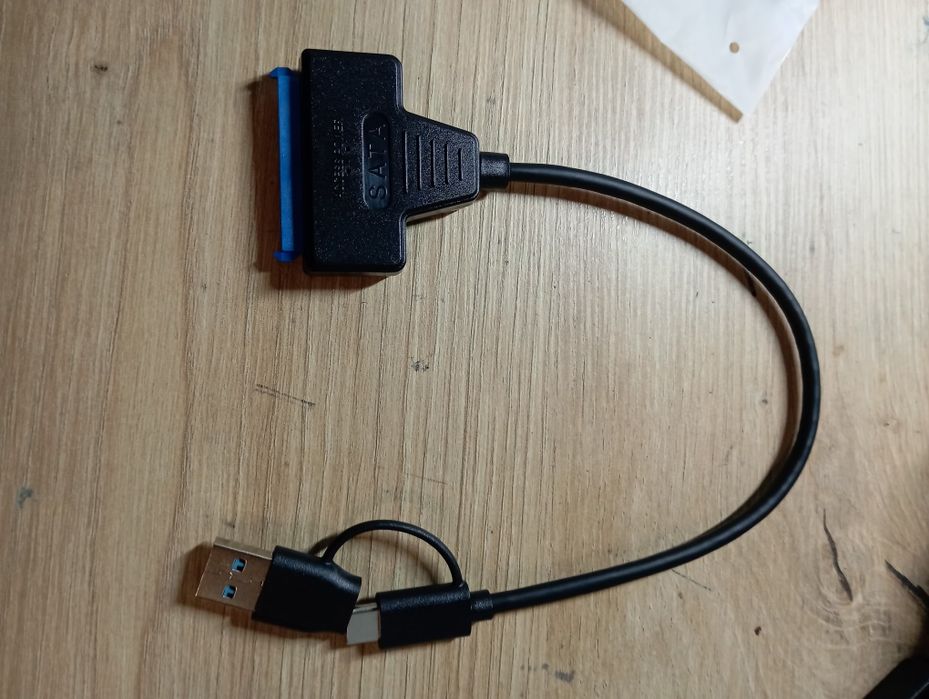 Адаптер-перехідник HDD 2.5/3.5/SSD - SATA3/Type-C