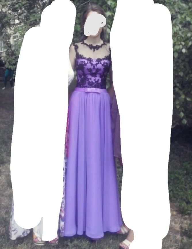 Выпускное вечернее платье фиолетовое випускна вечірня сукня