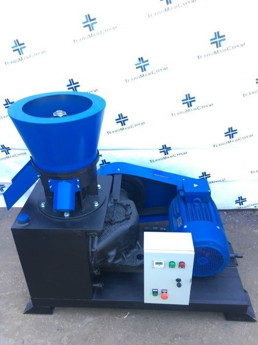 Гранулятор опилок GRAND 300 від виробника, 22кВт - до 350кг/год