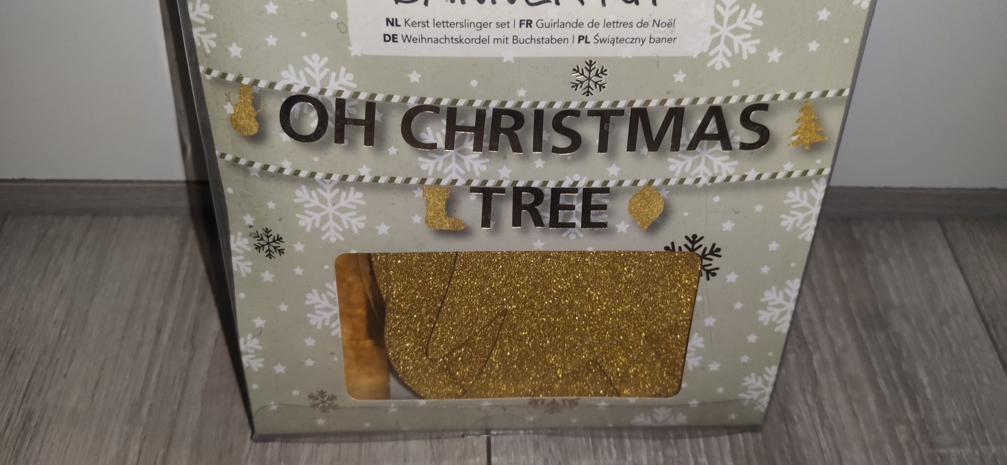 Baner świąteczny girlanda ozdoba Oh christmas tree