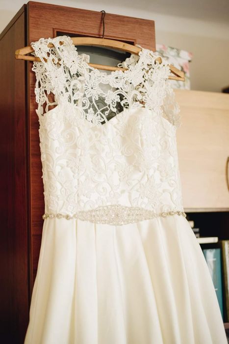 suknia ślubna mikado