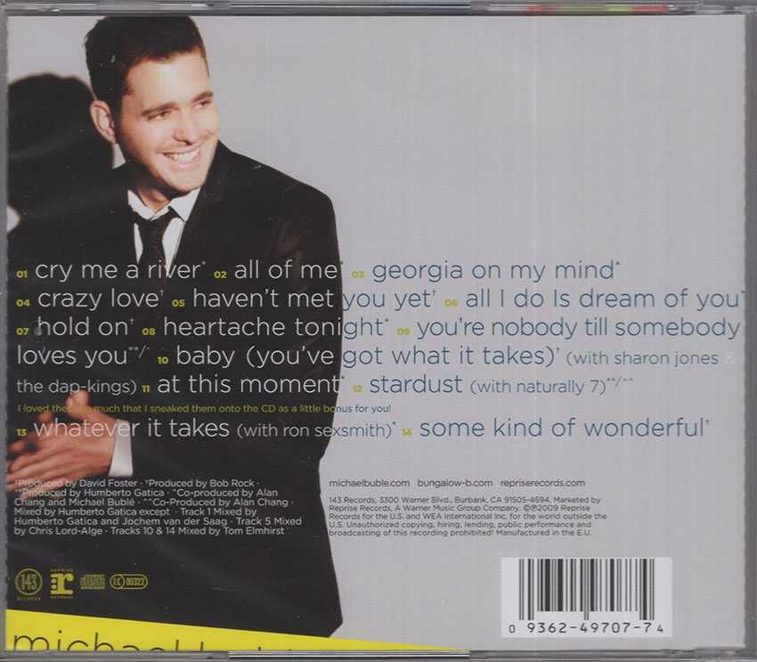 Michael Buble - Crazy Love - CD - Nowa