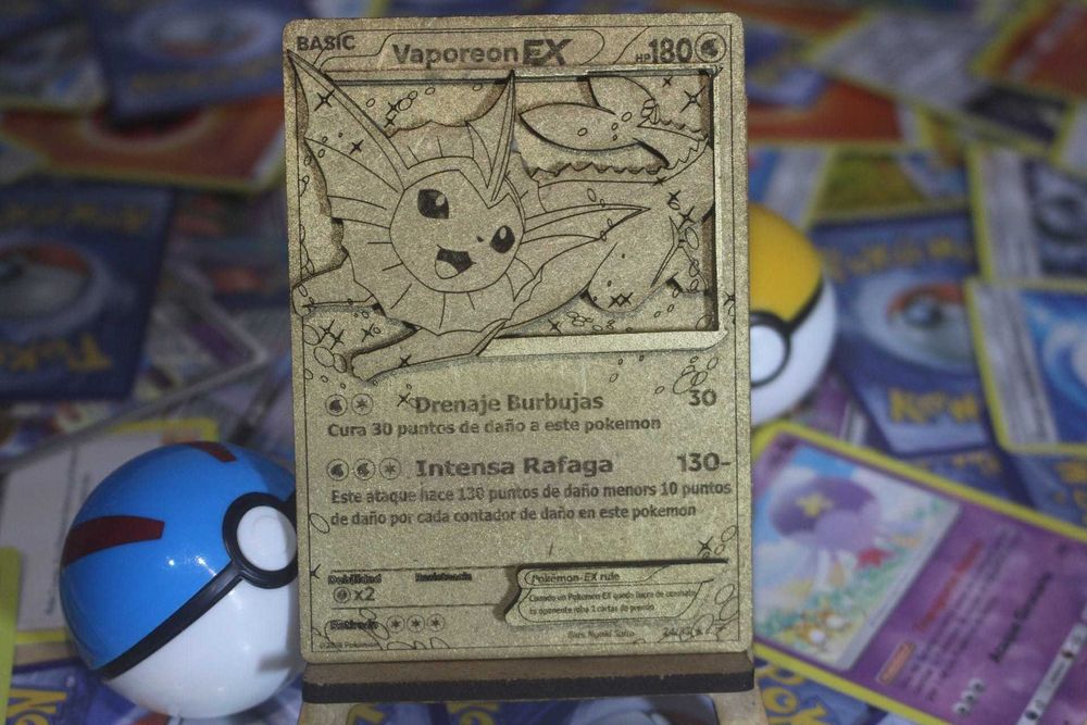 Carta Pokemon Dorada