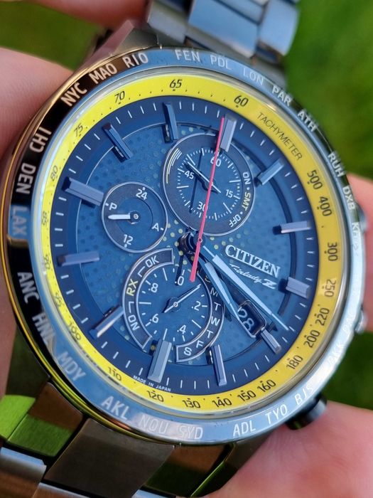 Citizen Attesa Nissan Fairlady Z Ikazuchi Yellow AT8185-89E