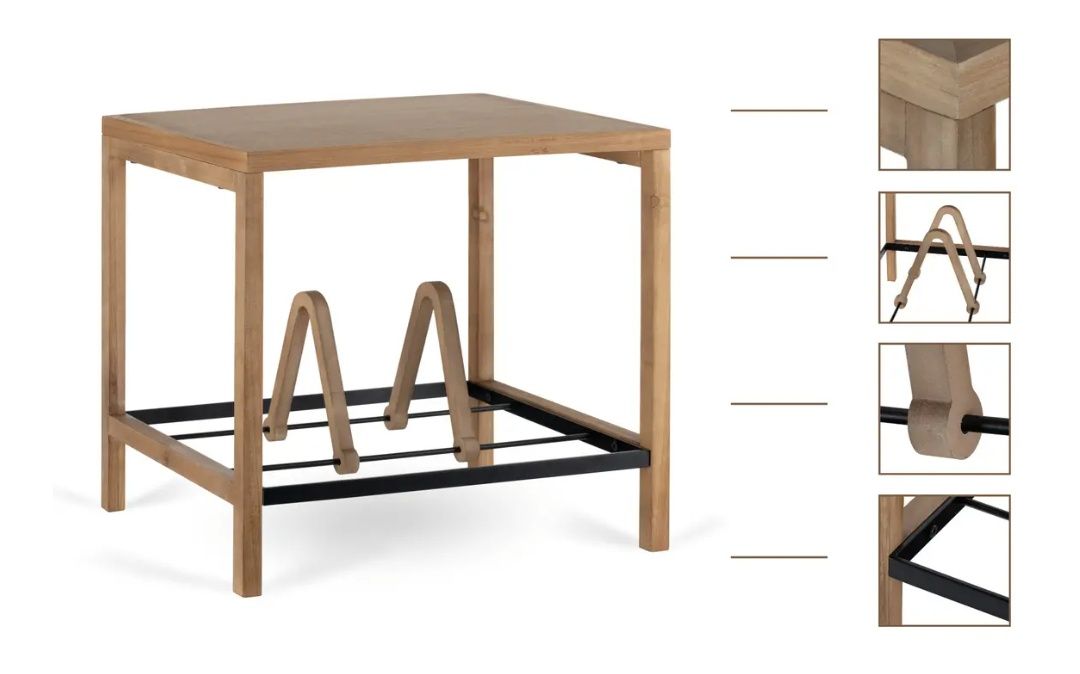 Półka na płyty Stagecaptain SPR-4050 Woodie