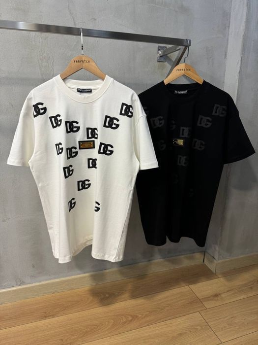 BALENCIAGA TAPE TYPE футболка мужская оверсайз бирюзовая голубая