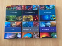 Enciclopédia visual, 6 volumes capa dura, excelente para crianças