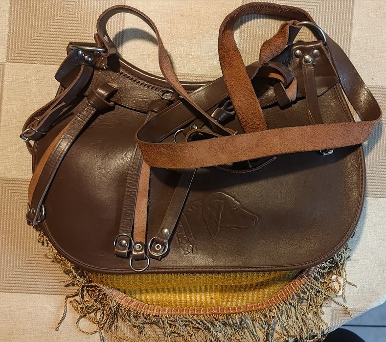 Torba myśliwska skórzana