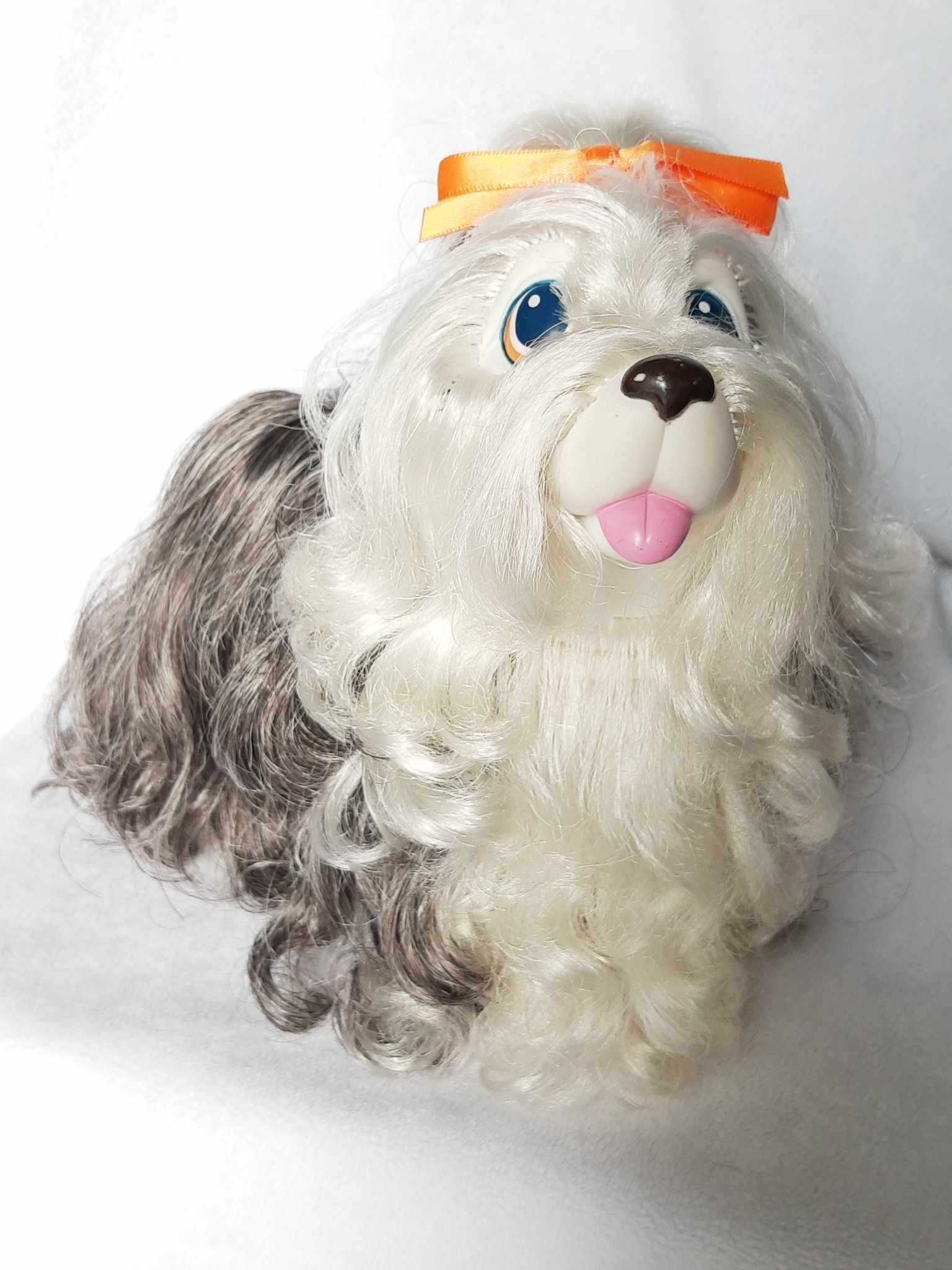 Sweetie Pups Vintage figurka piesek Owczarek Staroangielski Hasbro 89r