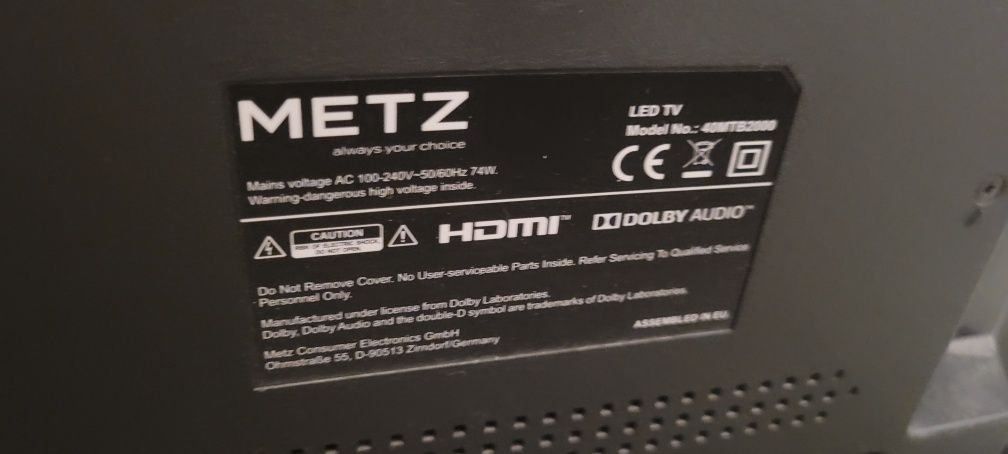 Telewizor METZ 40MTB 2000